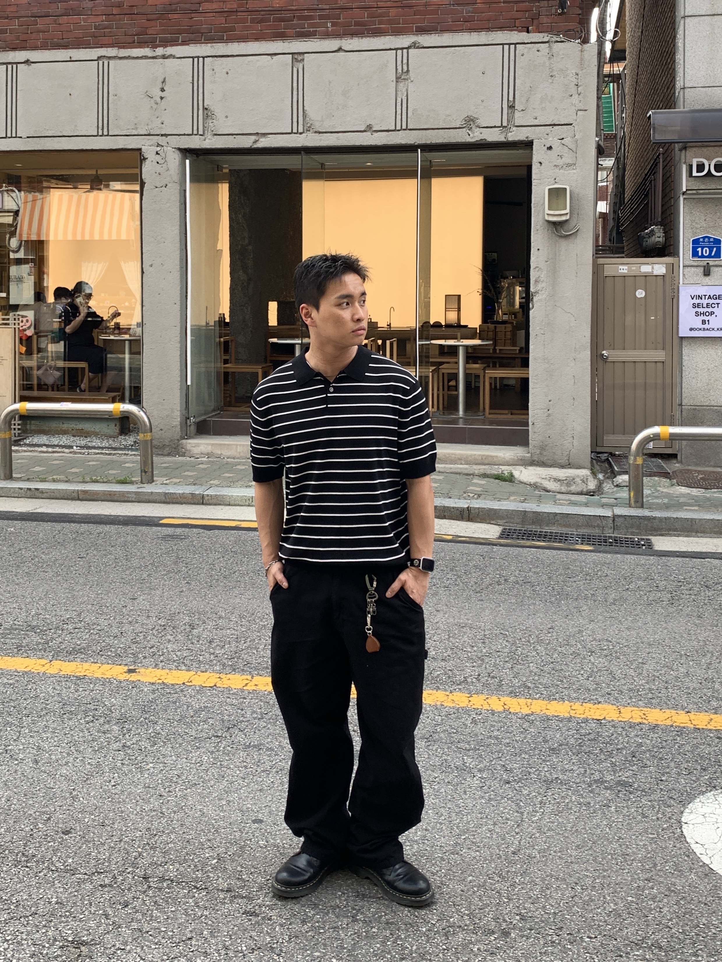 Dr. Martens 1461 Smooth Black 착용 스타일