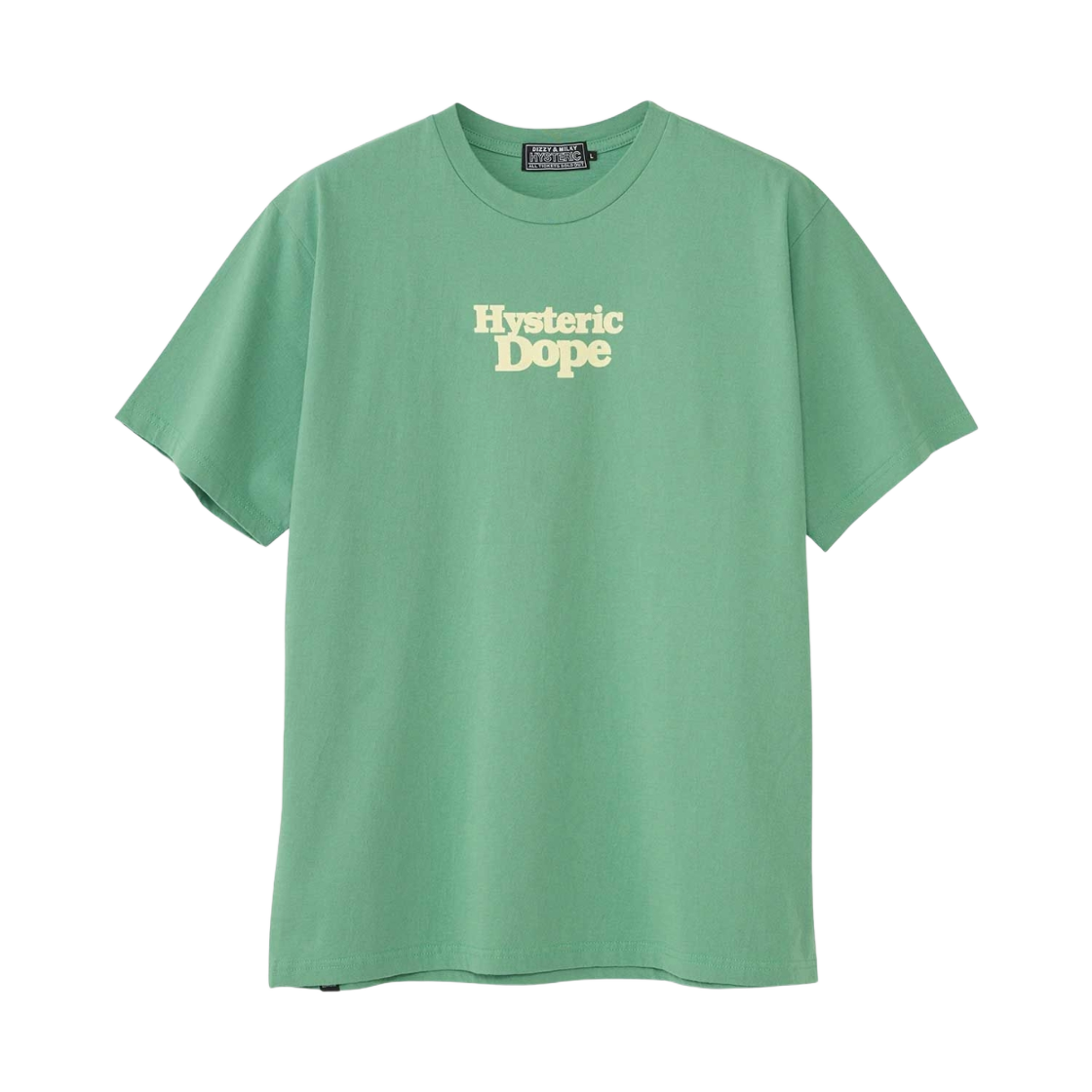 히스테릭 글래머 히스테릭 도프 티셔츠 그린(Hysteric Glamour Hysteric Dope T-Shirt Green) - 1