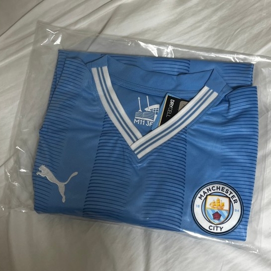 Puma Manchester City 2023/24 Home Jersey Team Light Blue (Non Marking Ver.) 착용 스타일