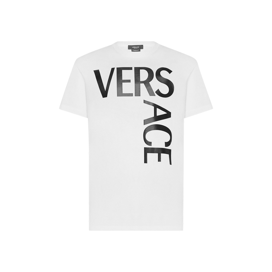 10012881-A00922-1W000 Versace Logo T-Shirt Optical White