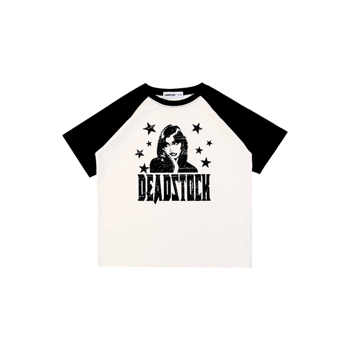 에이펙스디자인 데드스탁 크롭 티셔츠 아이보리(ApexDesign Deadstock Crop T-Shirts Ivory)