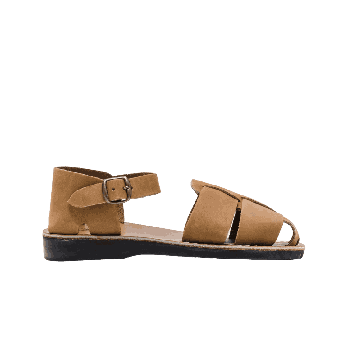 JS-1070N-TAN Jerusalem Sandals No.1070 Gemma Tan Nubuck