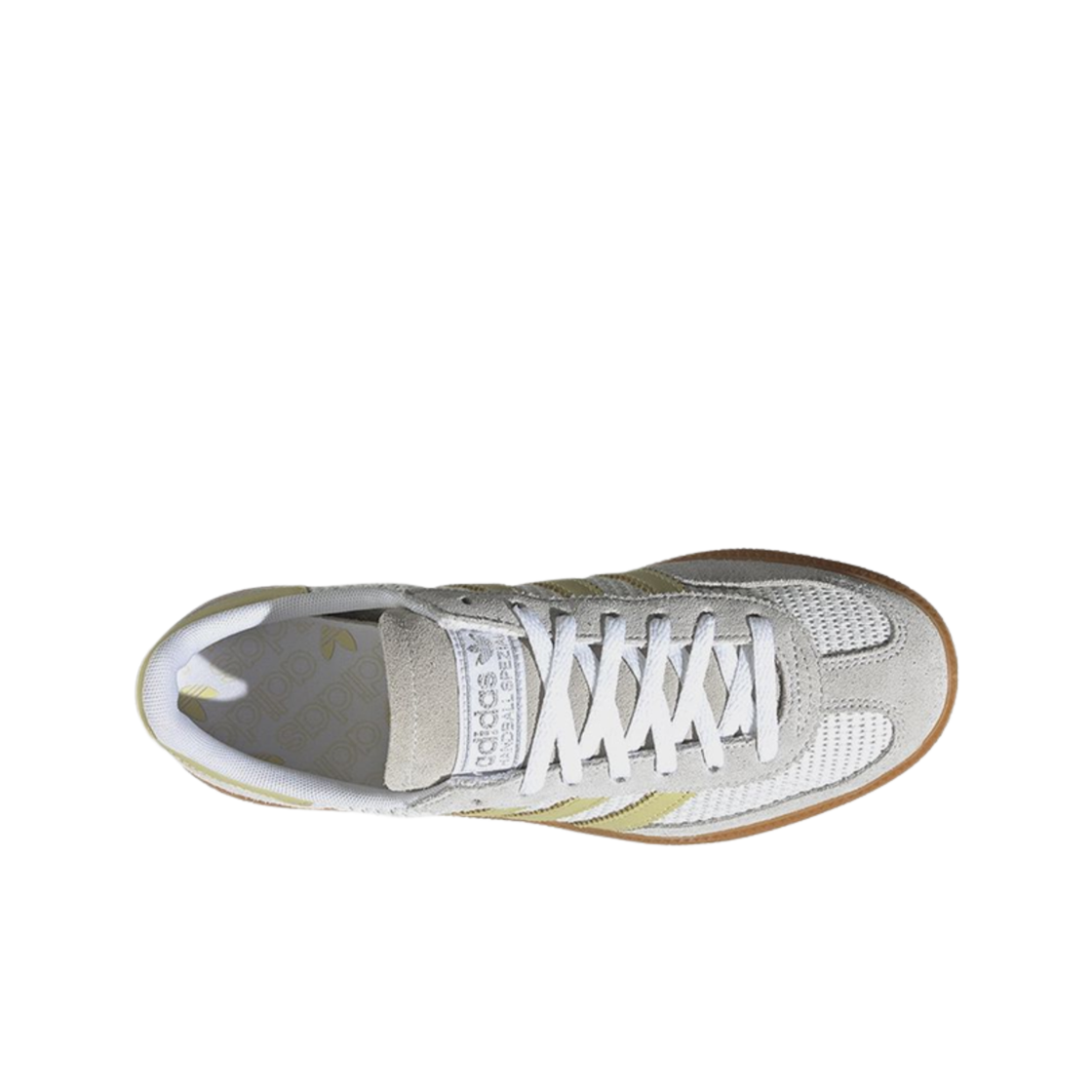 (W) 아디다스 핸드볼 스페지알 풋웨어 화이트 파우더 옐로우((W) Adidas Handball Spezial Footwear White Powder Yellow) - 2