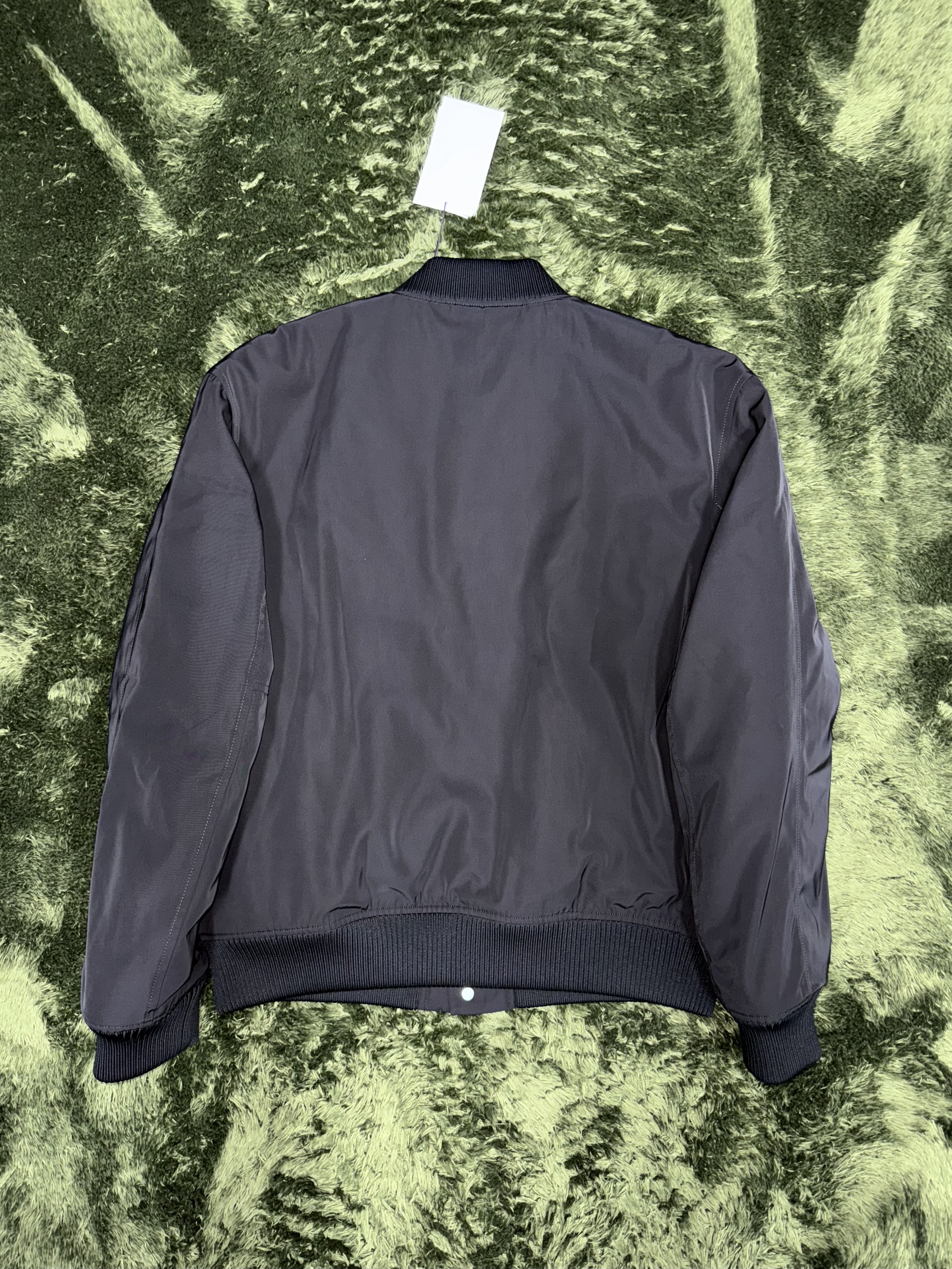 1017 Alyx 9SM Nylon Logo Varsity Jacket Black 착용 스타일 - 8