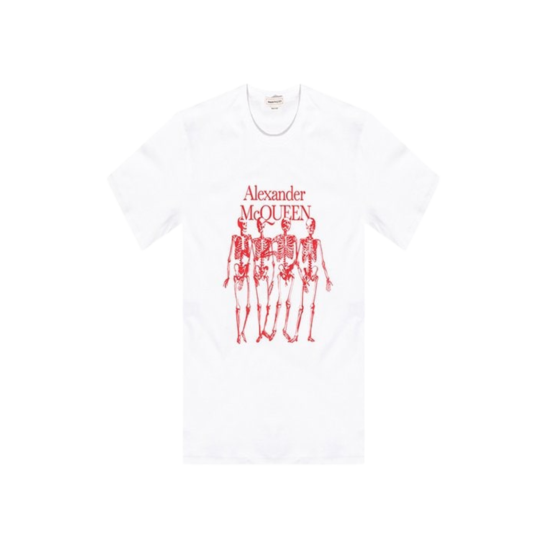 알렉산더 맥퀸 스켈레톤 티셔츠 화이트(Alexander Mcqueen Skeleton T-Shirt White) - 1