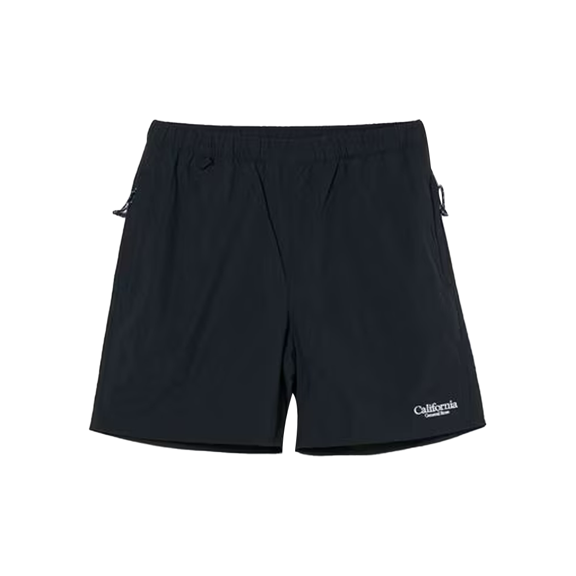 KM5BPASCG14BK California General Store Eco Nylon Baggy Short Black - 25SS