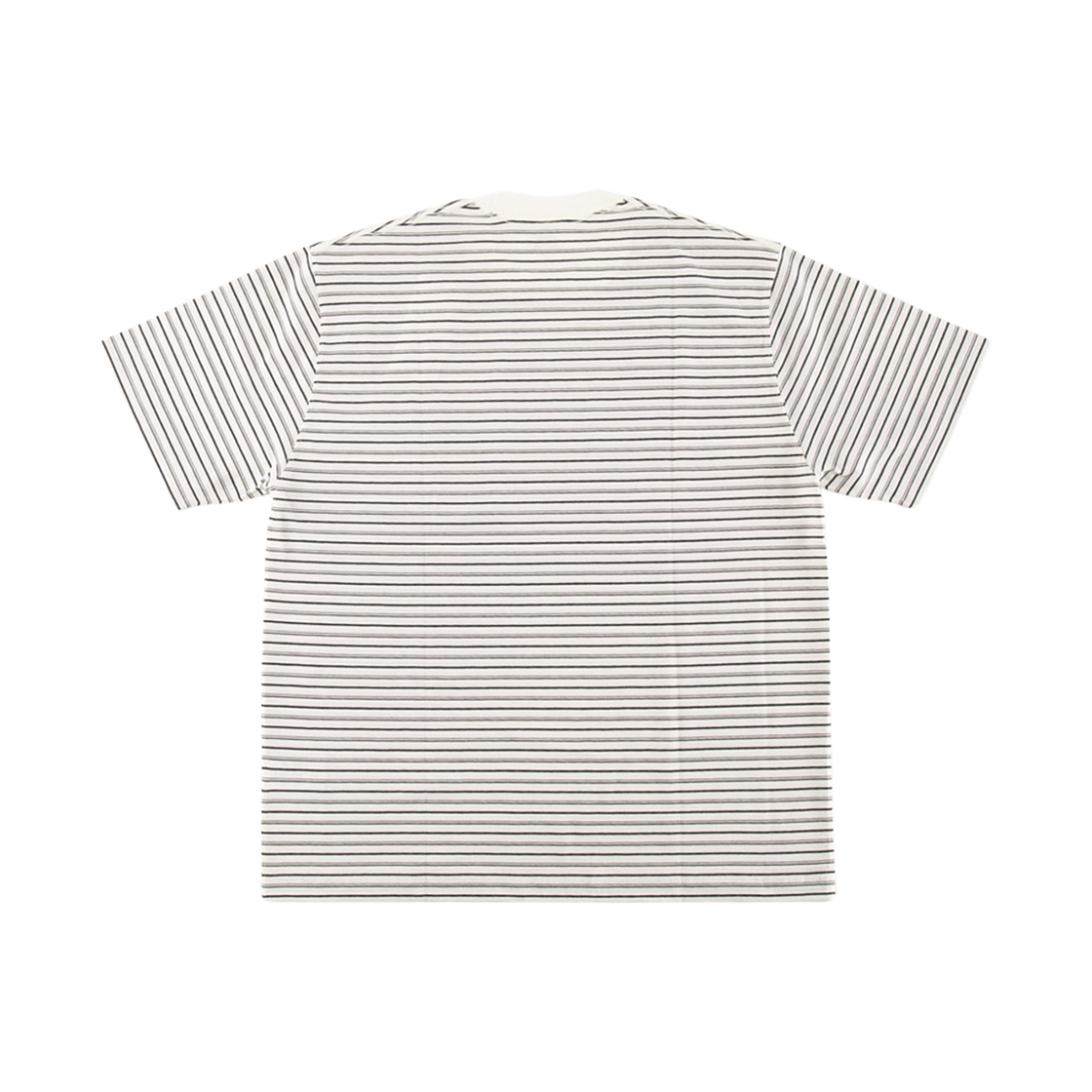 단톤 스트라이프 숏슬리브 포켓 티셔츠 에크루 블랙(Danton Stripe Short Sleeve Pocket T-Shirt Ecru Black) - 2