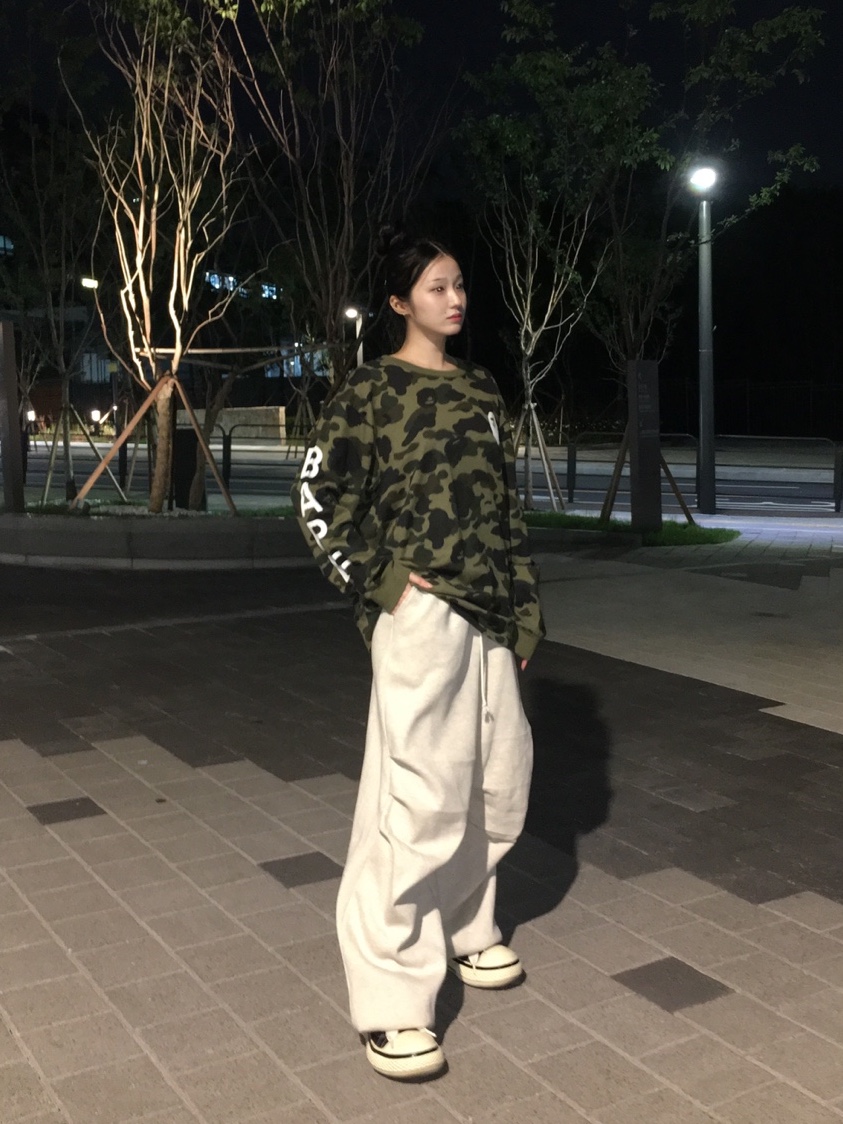 Old Order x AFGK Canvas Black Green 착용 스타일 - 3