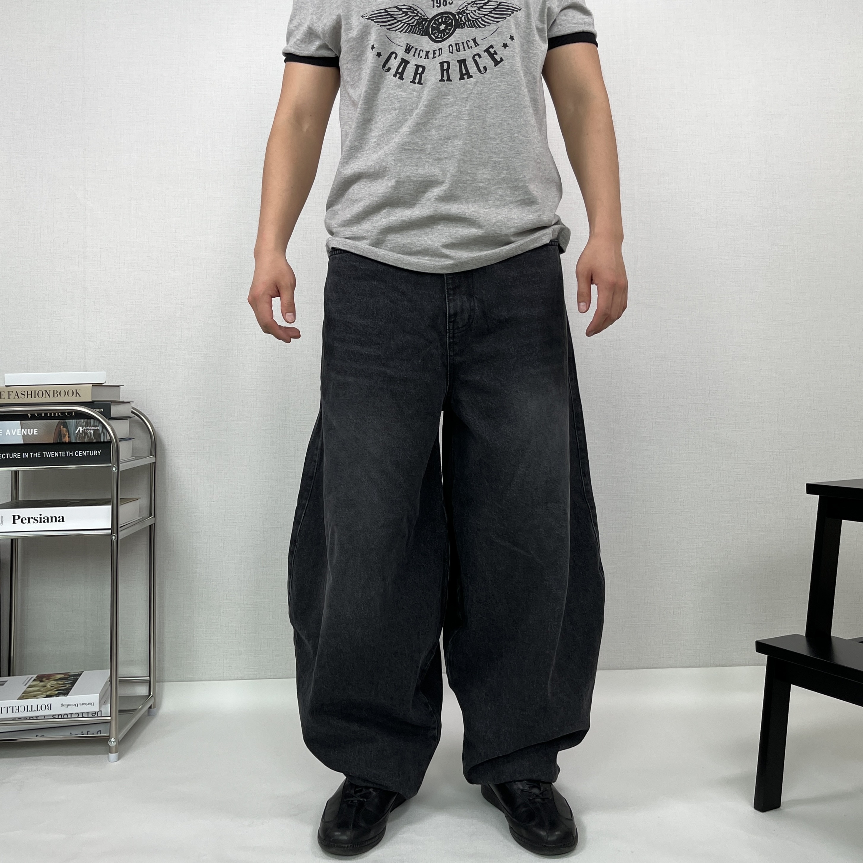 JOSEPHT Bruno Black 착용 스타일 - 1