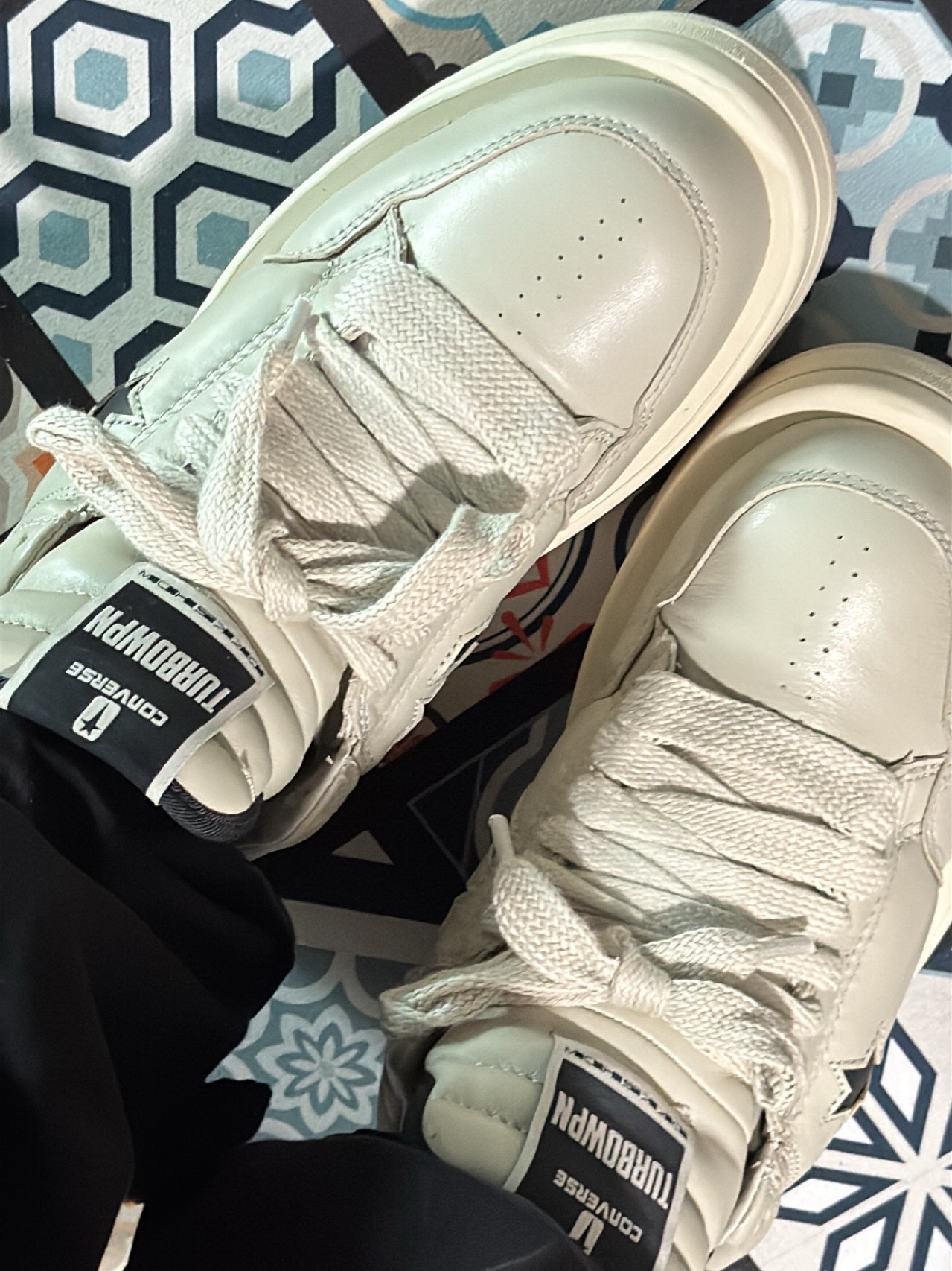 Converse x Drkshdw Turbowpn Ox Pelican 착용 스타일 - 2