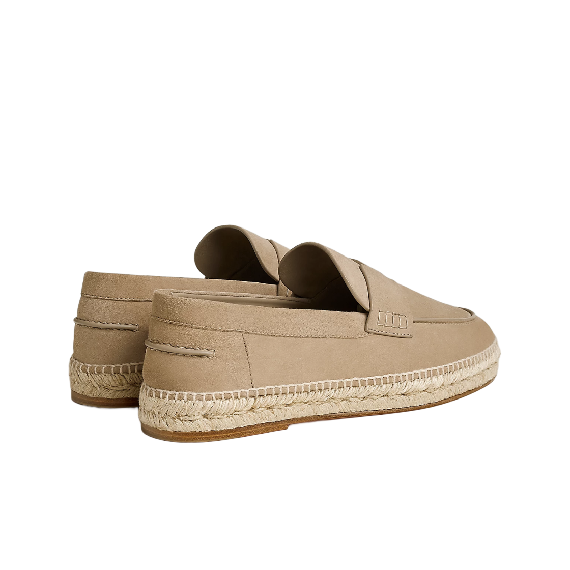 에르메스 트립 에스파드리유 스웨이드 고트스킨 & 베쥬 사블르(Hermes Trip Espadrille Suede Goatskin & Beige Sable) - 2
