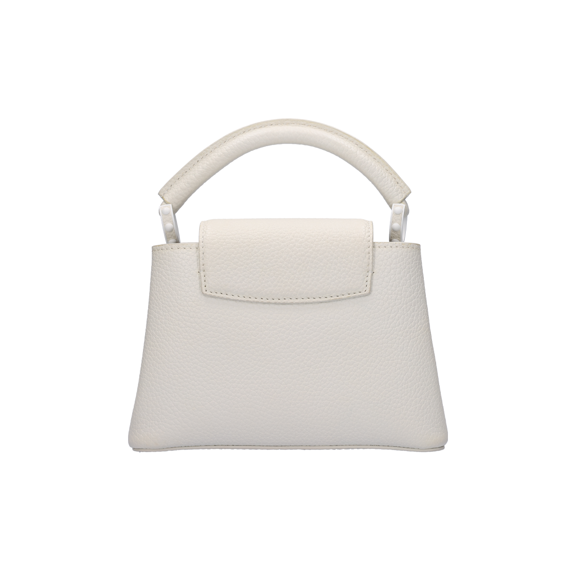 IT4SI5MTU6WN Louis Vuitton Capucines Mini East-West MM Leather White - #3