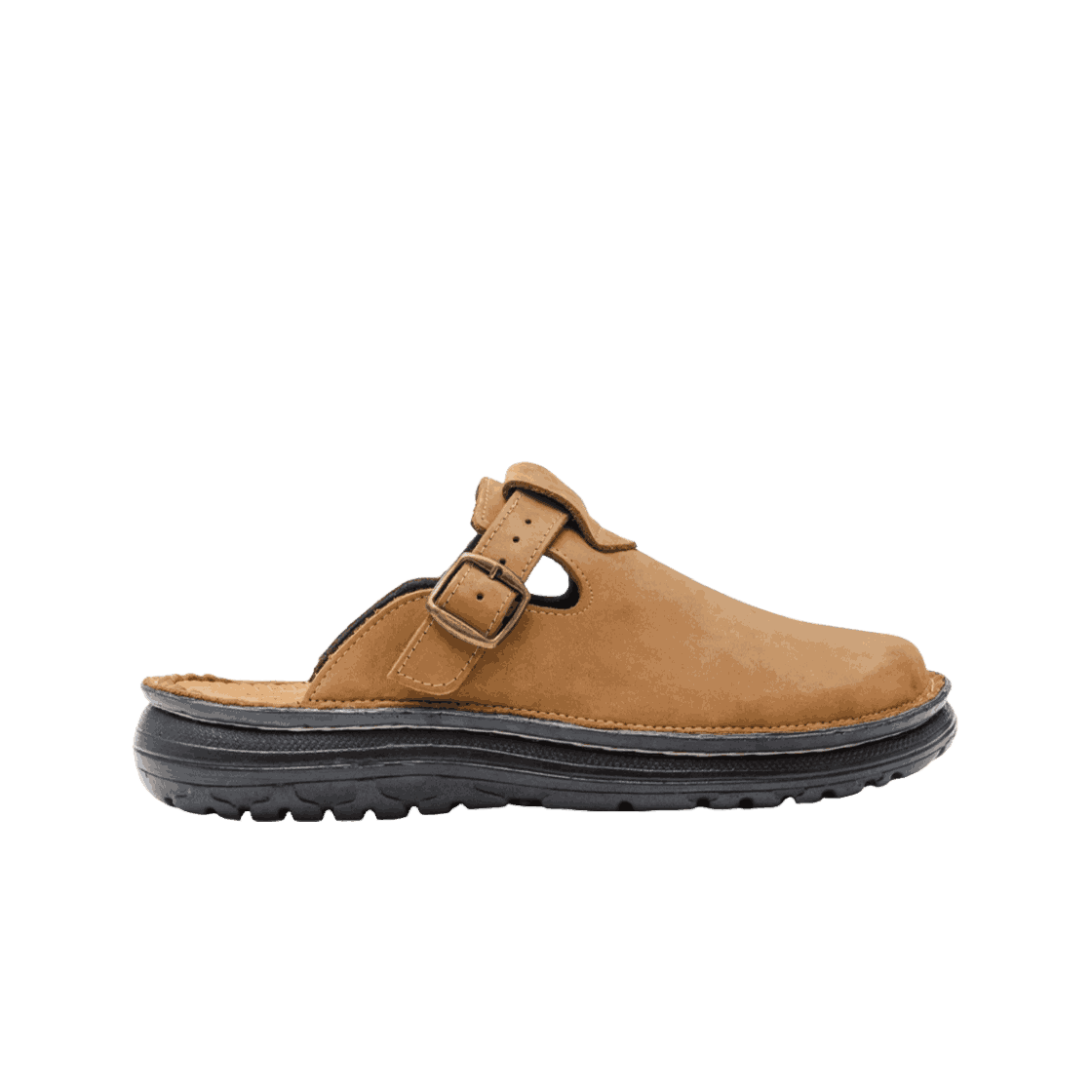 예루살렘 샌들 3003 소여 슬라이드 누벅 탄(Jerusalem Sandals 3003 Sawyer Tan)