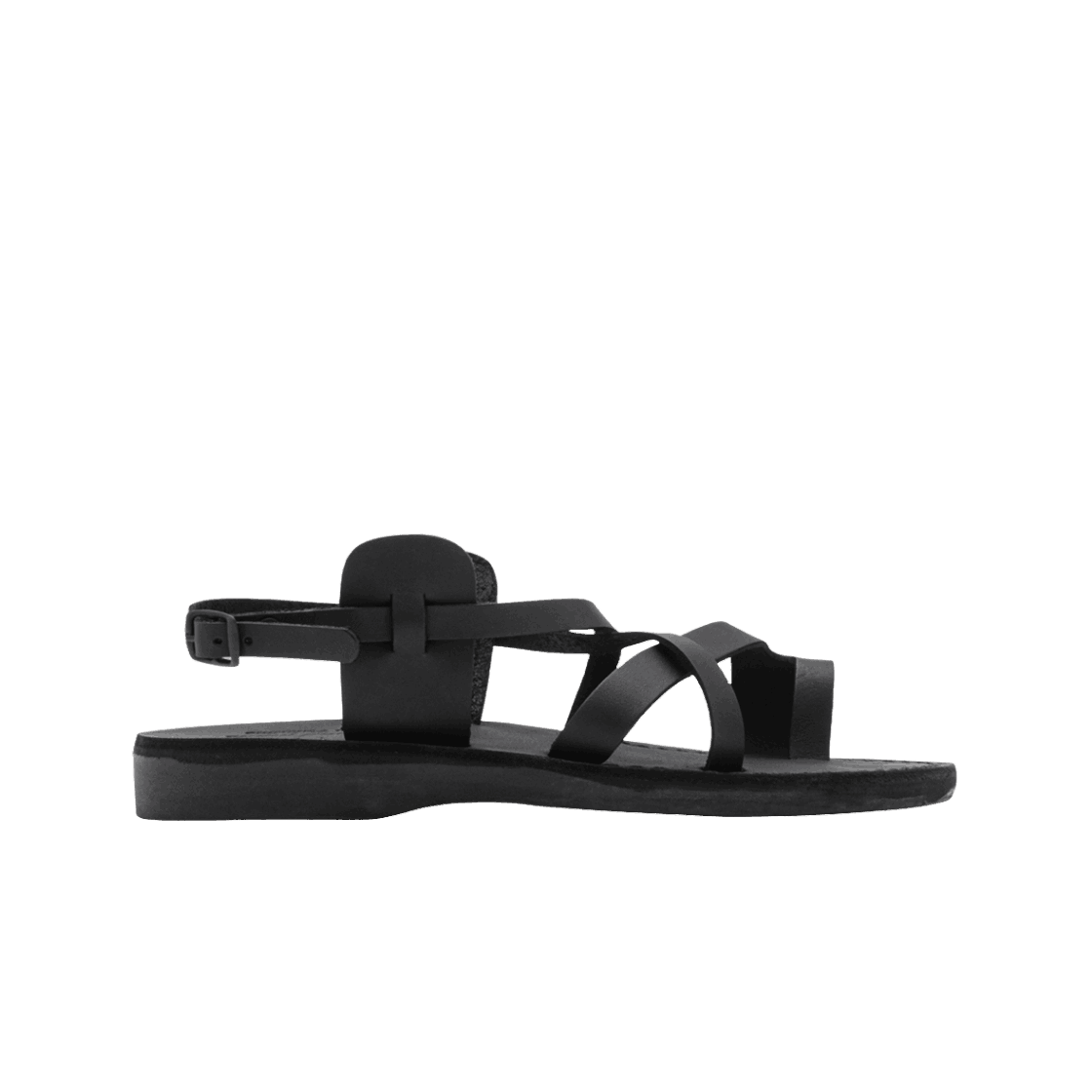 예루살렘 샌들 6 토 로푸 스트랩 더굿셰퍼드 샌들 블랙