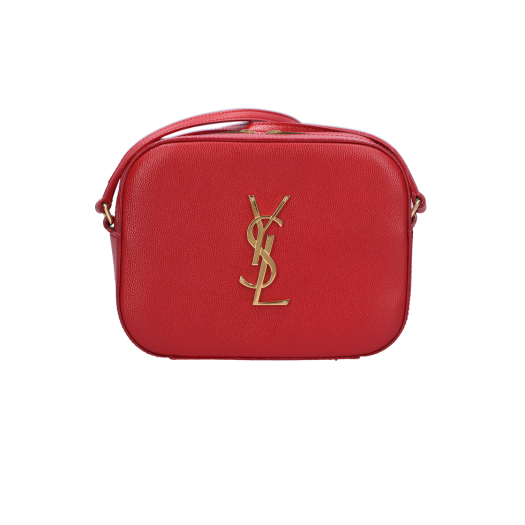 ITC4JBFPM54I Saint Laurent Monogram Camera Bag Leather Red