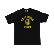BAPE x Van Gogh Museum College T-Shirt Black Yellow