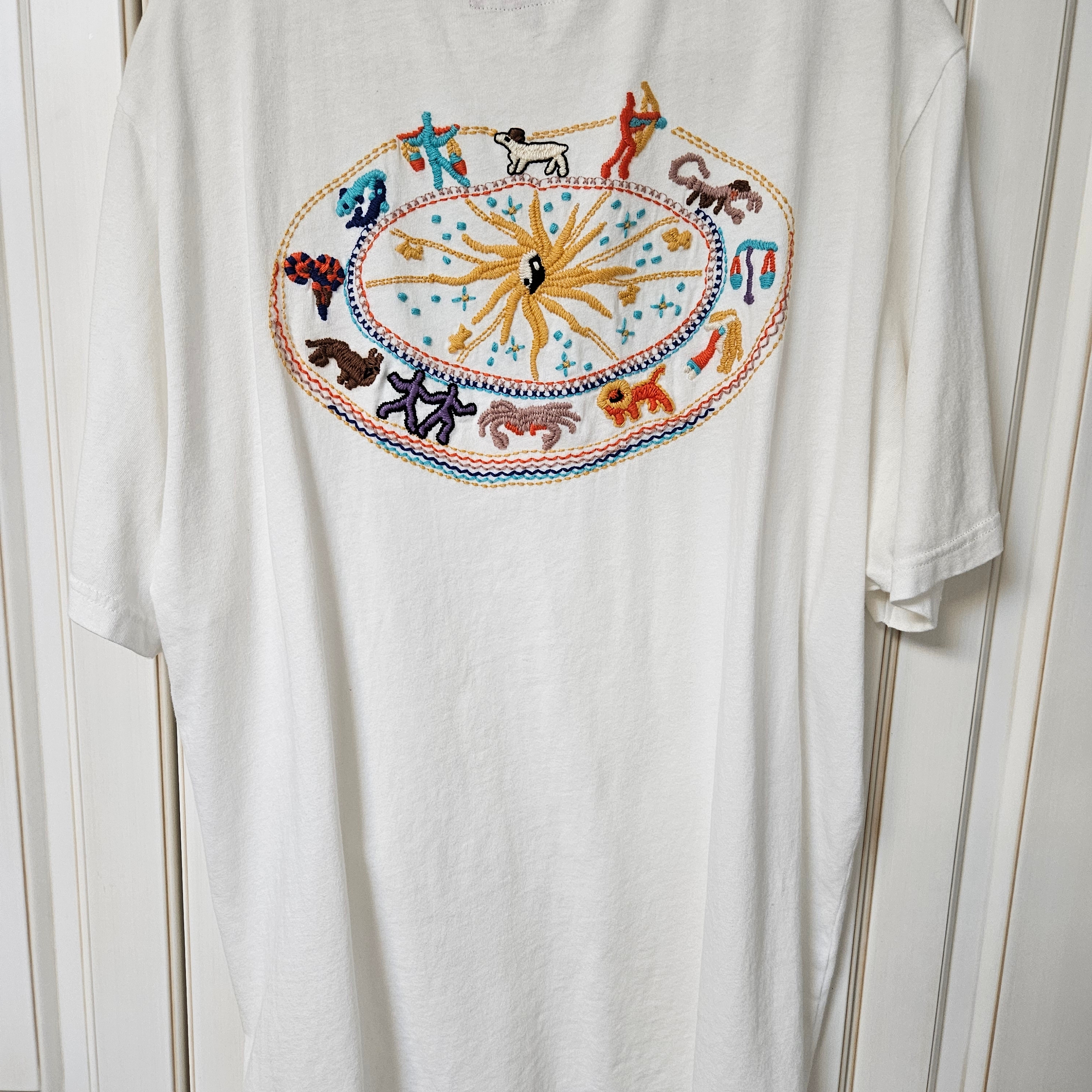 Supreme Zodiac S/S Top White - 25SS 착용 스타일 - 2