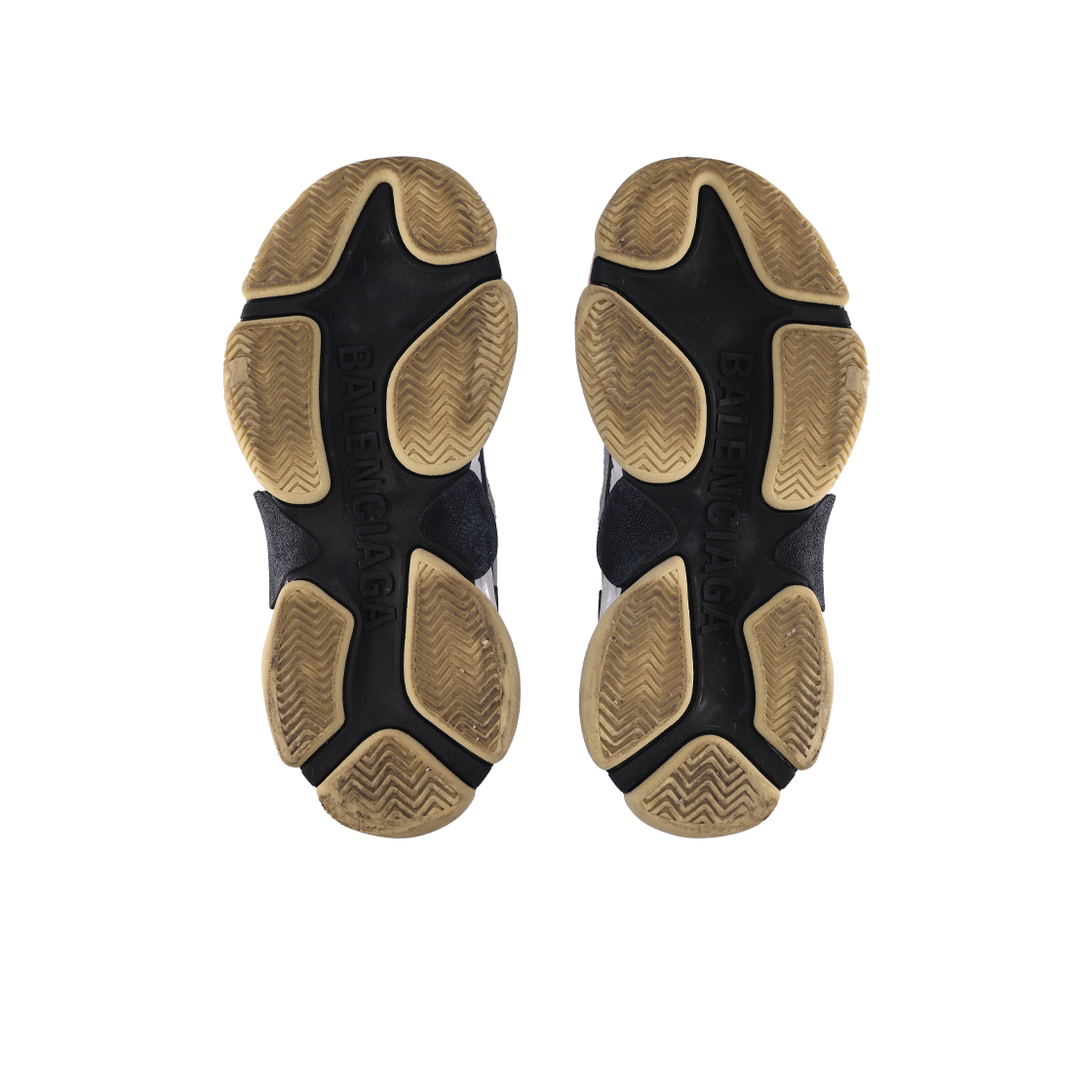 ITHPAJLHRUEK Balenciaga Triple S Calfskin Palladium 37 - #4
