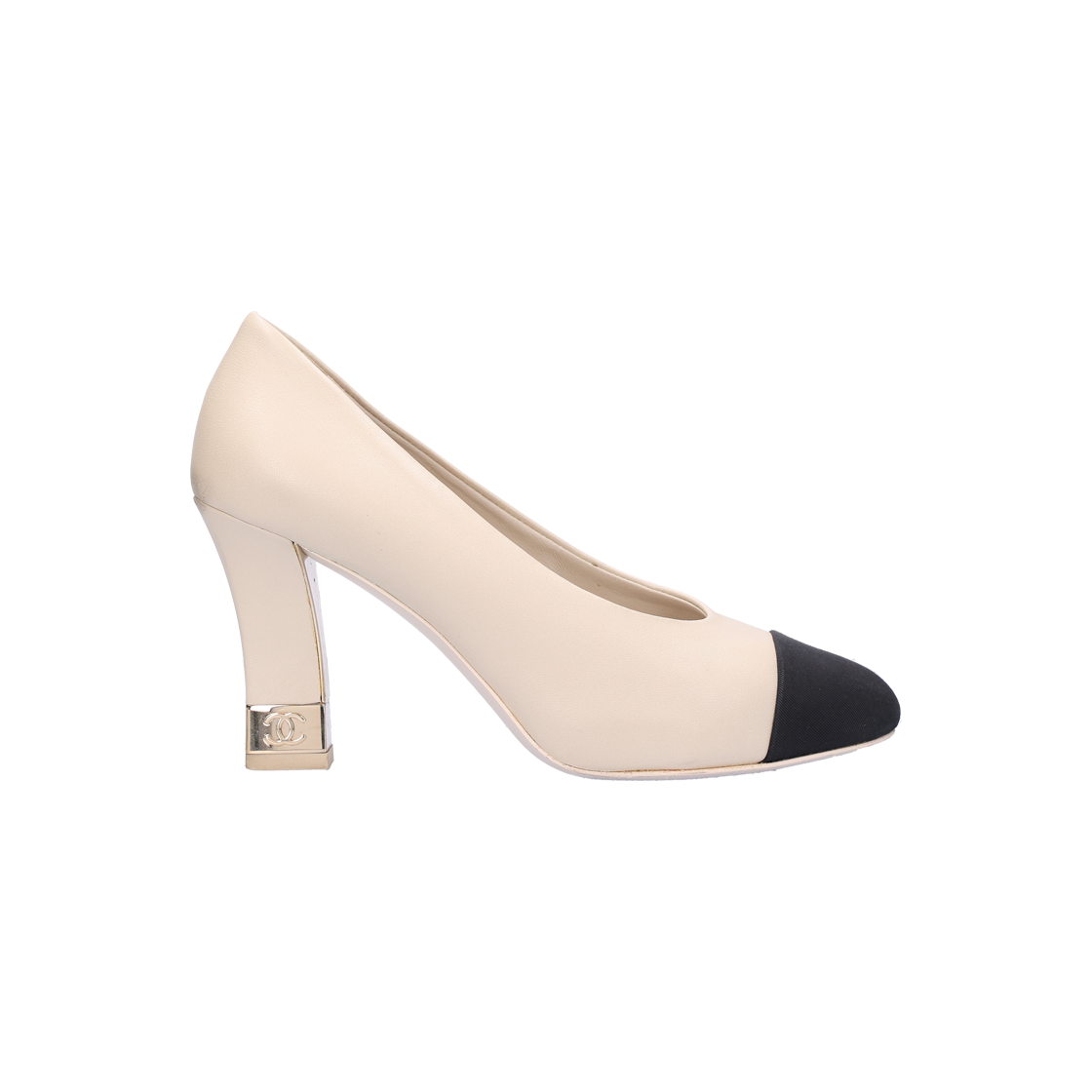 ITBLN394EFA3 Chanel Pumps Heel Leather 37.5 - 대표 이미지 #1