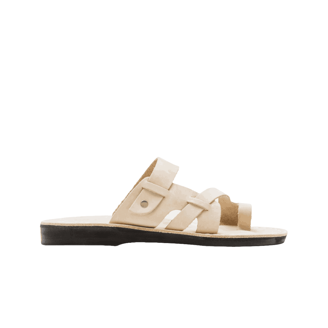 예루살렘 샌들 78NN 야빈 슬라이드 누벅 화이트(Jerusalem Sandals 78 Jabin White Nubuck)