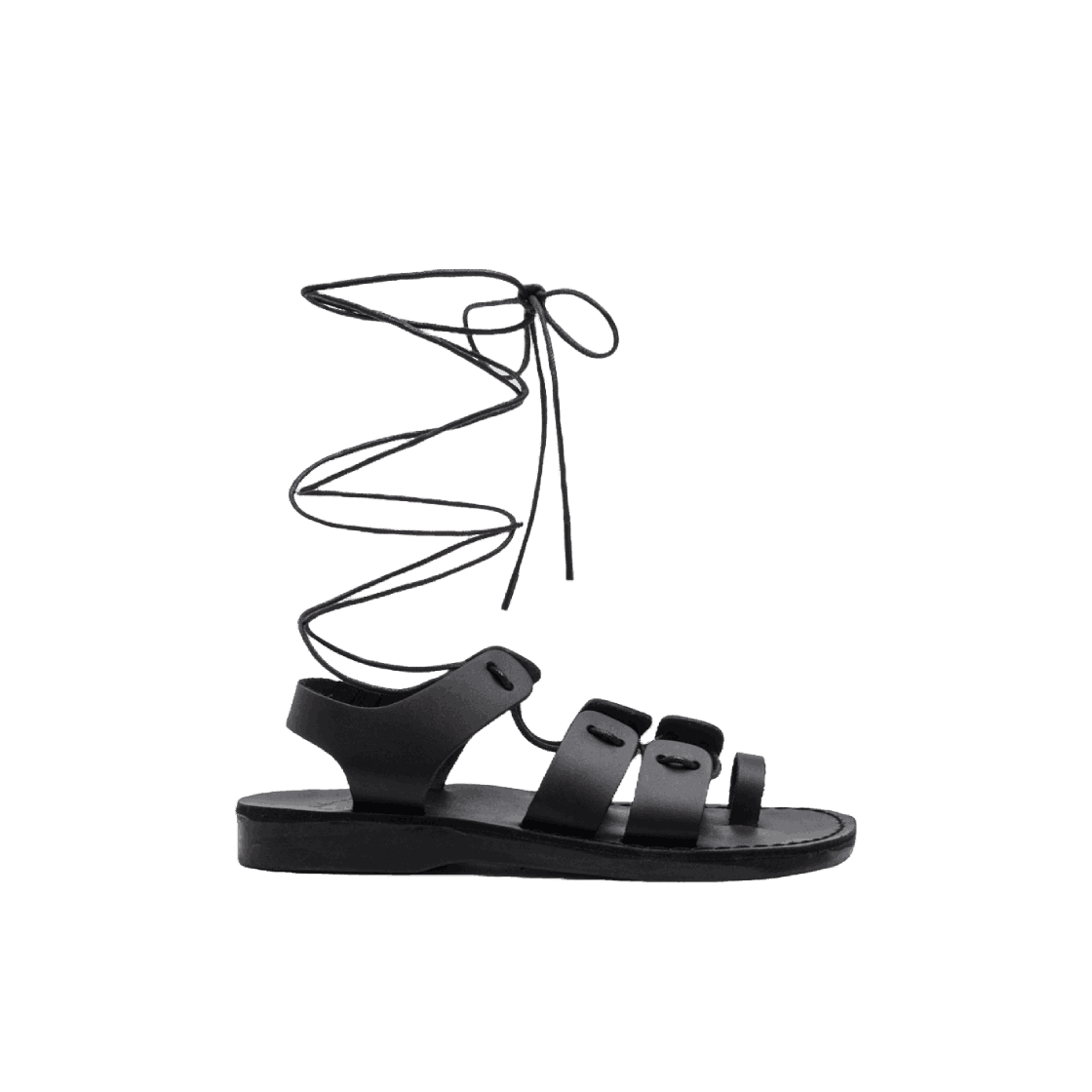 예루살렘 샌들 1084 글래디에이터 아마라 샌들 블랙