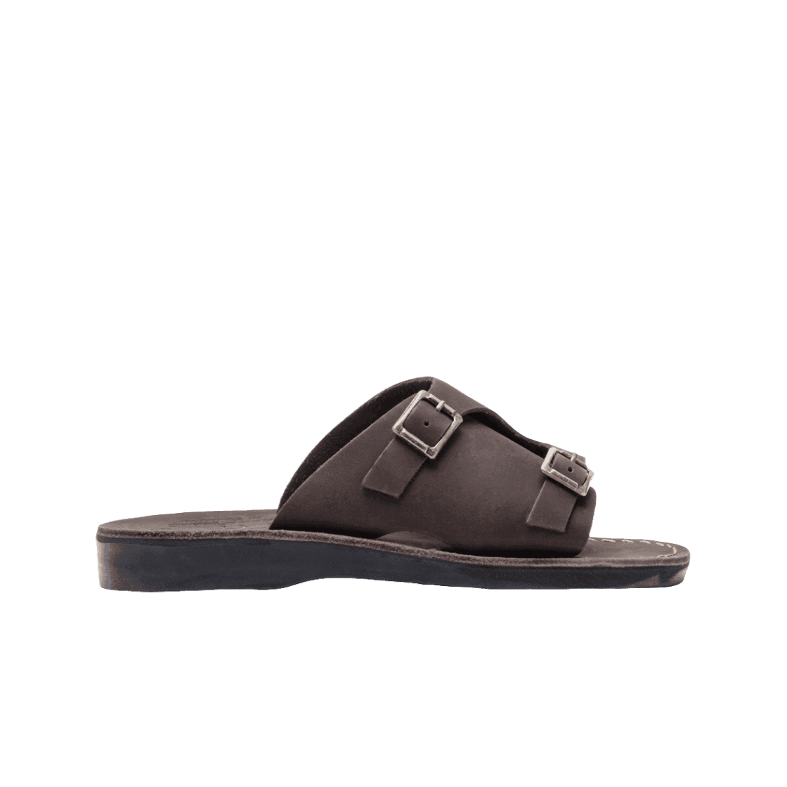 예루살렘 샌들 1016NN 세스 슬라이드 누벅 브라운(Jerusalem Sandals 1016 Seth Brown Nubuck)