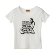 (W) Hysteric Glamour Smoking Girl Chibi T-Shirt White