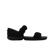 (W) Camper Right Recycled Pet Leather Sandals Black