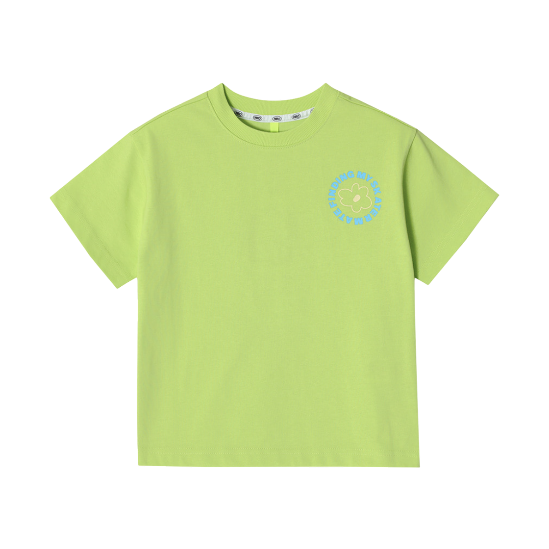 (키즈) 히로 파인딩 티셔츠 라임((Kids) Hiro Finding T-Shirt Lime)