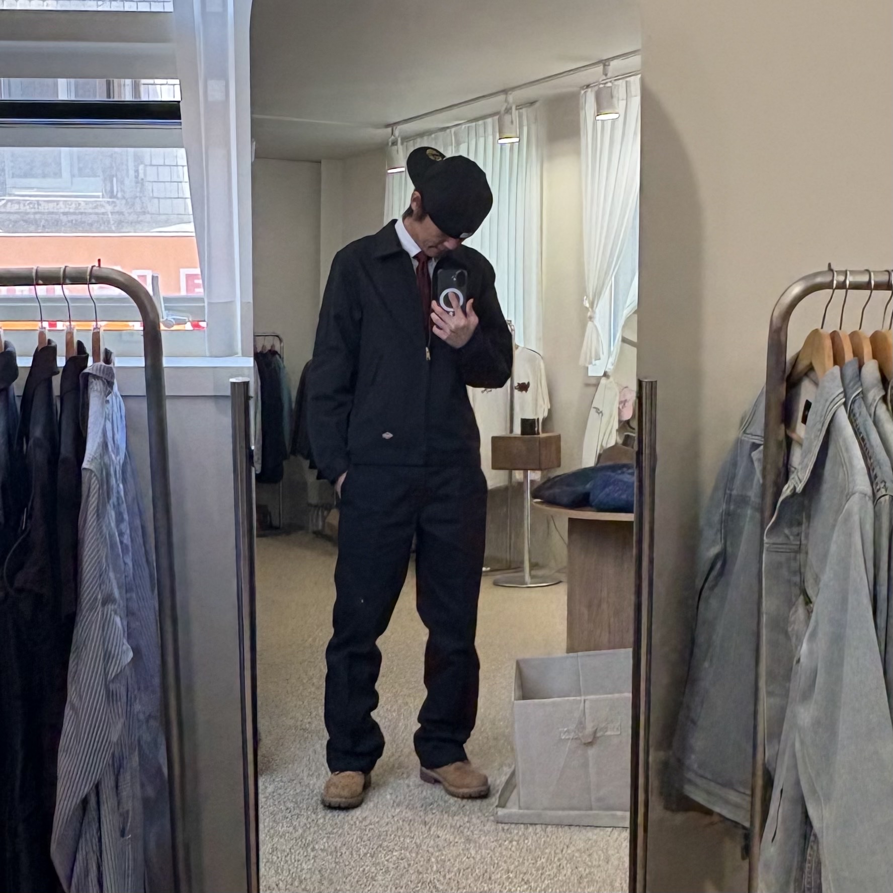 Dickies Original 874 Work Pant Black, Timberland Premium 6 inch Waterproof Boot Wheat Nubuck - Wide 착용 스타일