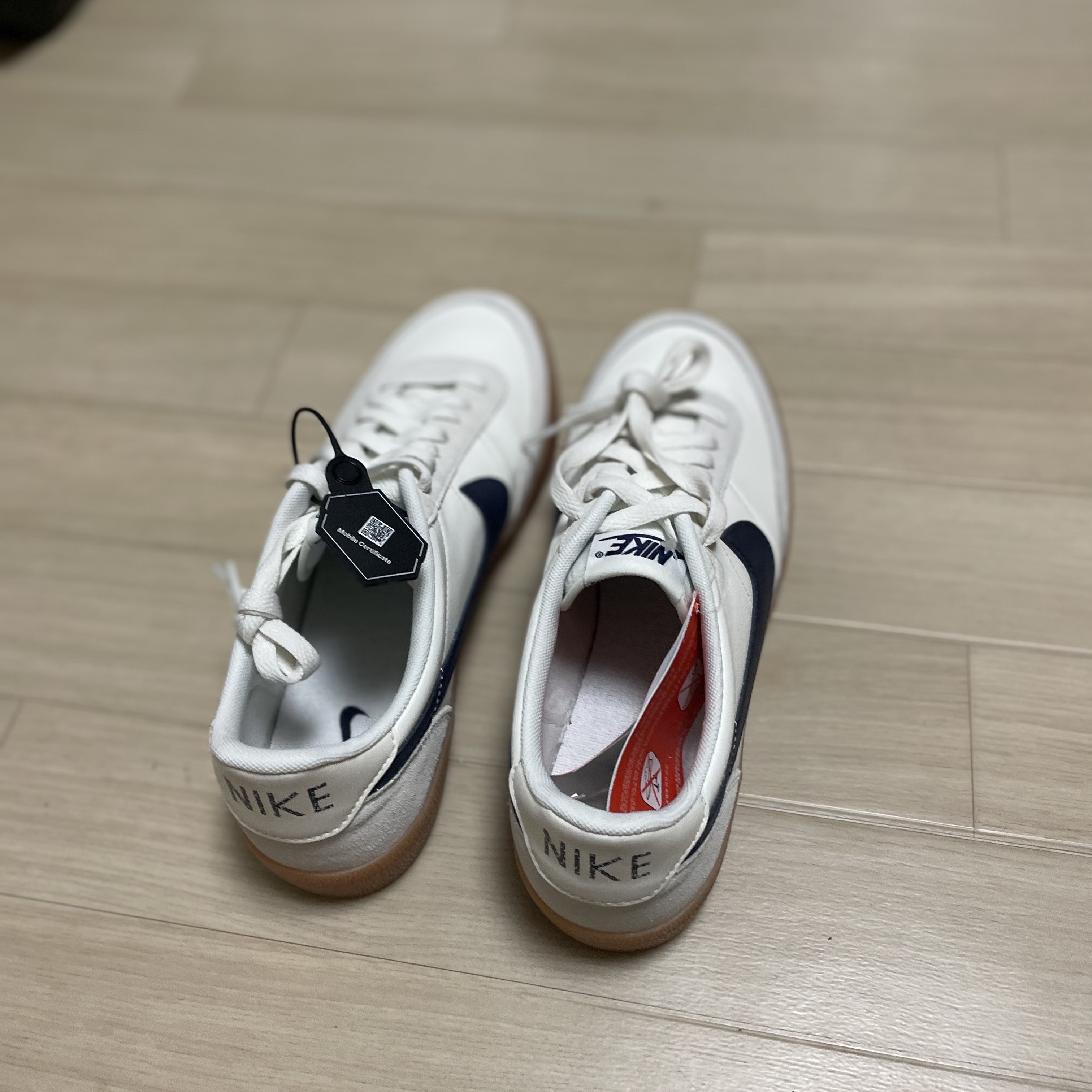 Nike x J.Crew Killshot 2 Sail Midnight Navy 착용 스타일 - 1