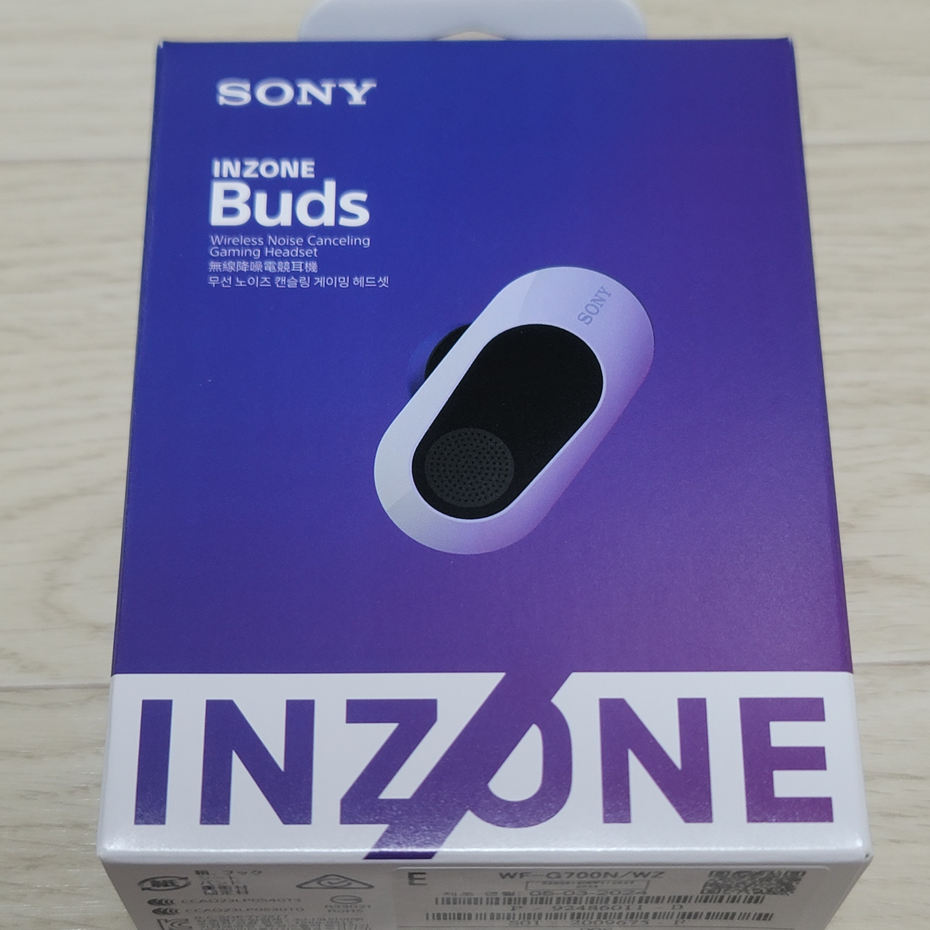 Sony INZONE Buds White (Sony Korea Ver.) 착용 스타일 - 2