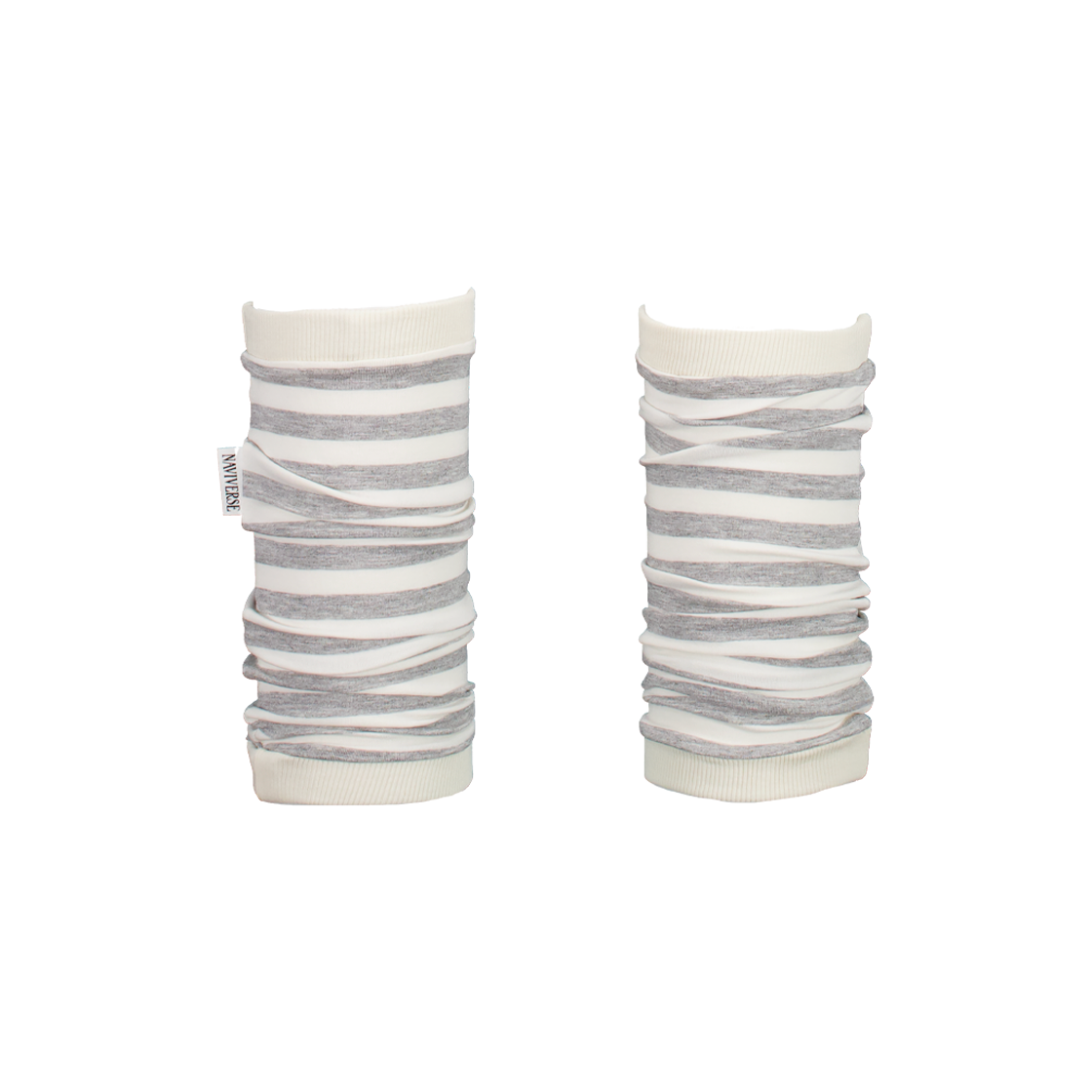 P0000CBQ NAVIVERSE Stripe Socks Grey