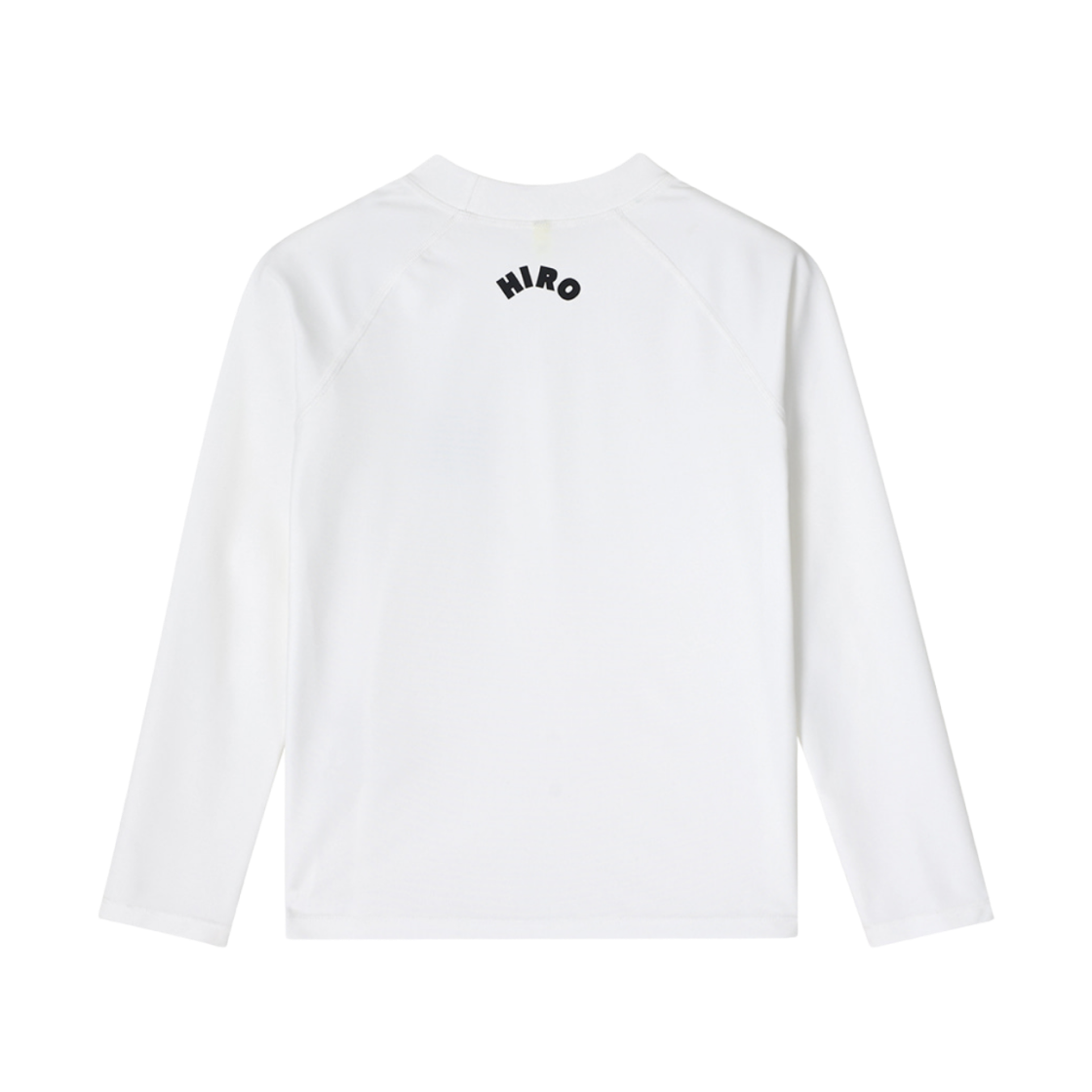 (키즈) 히로 드로잉 로고 래쉬 가드 화이트((Kids) Hiro Drawing Logo Rash Guard White) - 2
