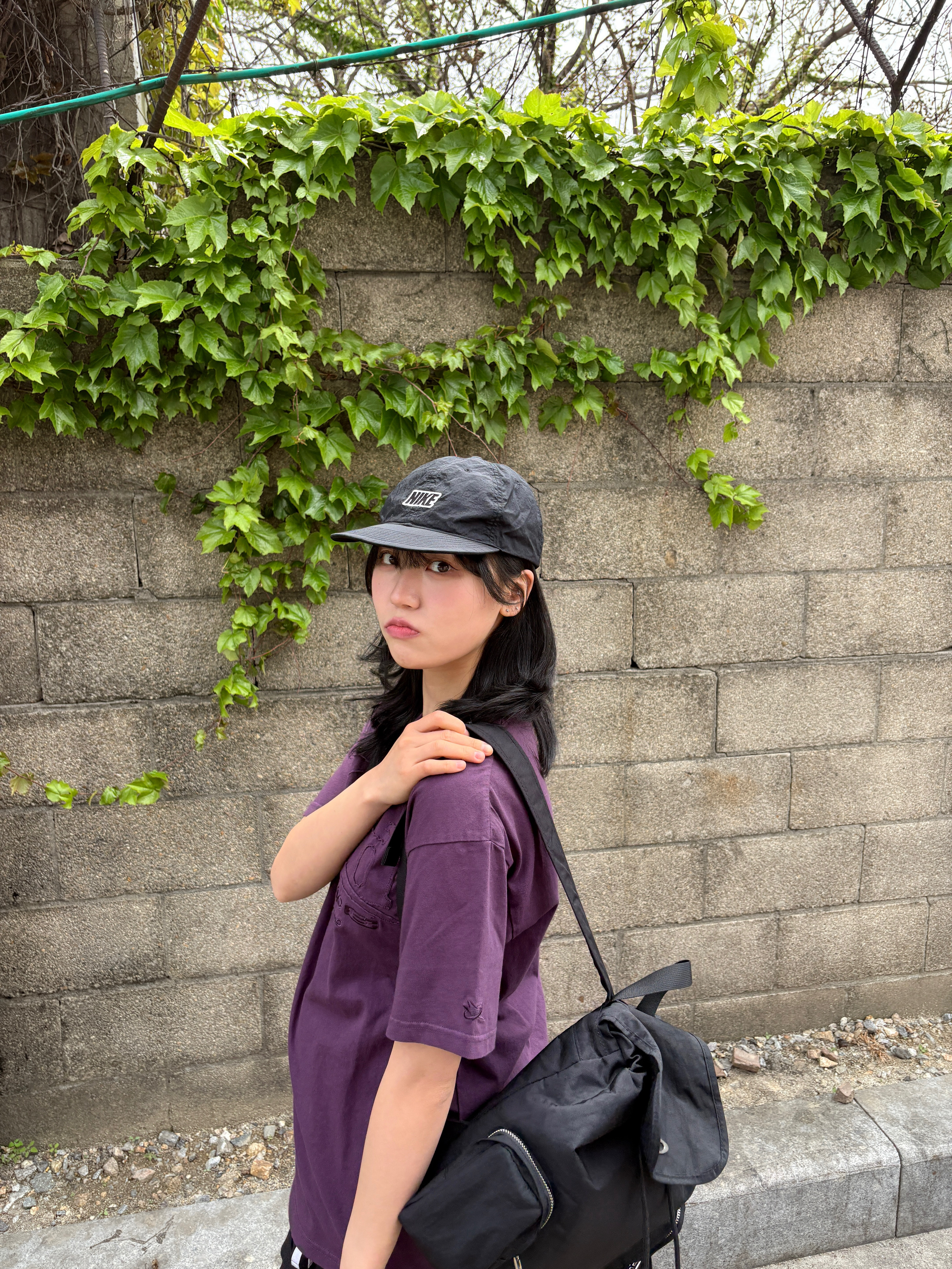 Bubilian Anavar Backpack Black, (W) Matin Kim Over Knee Socks White ์ฐฉ์ฉ ์คํ์ผ - 3