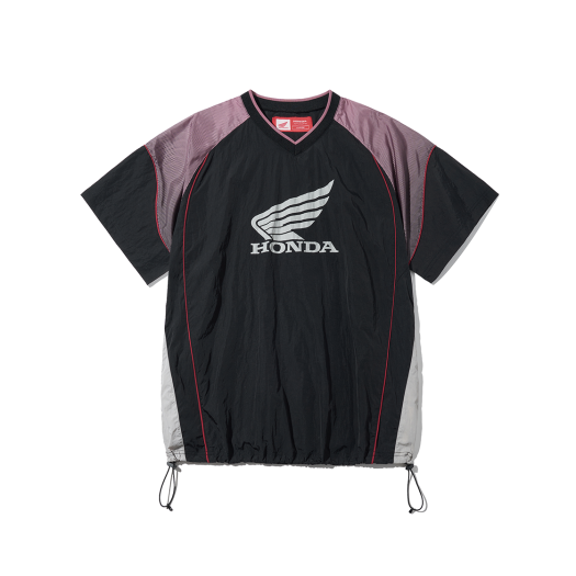 HFM1SS399SPI Honda Speed Track Nylon T-Shirt Black