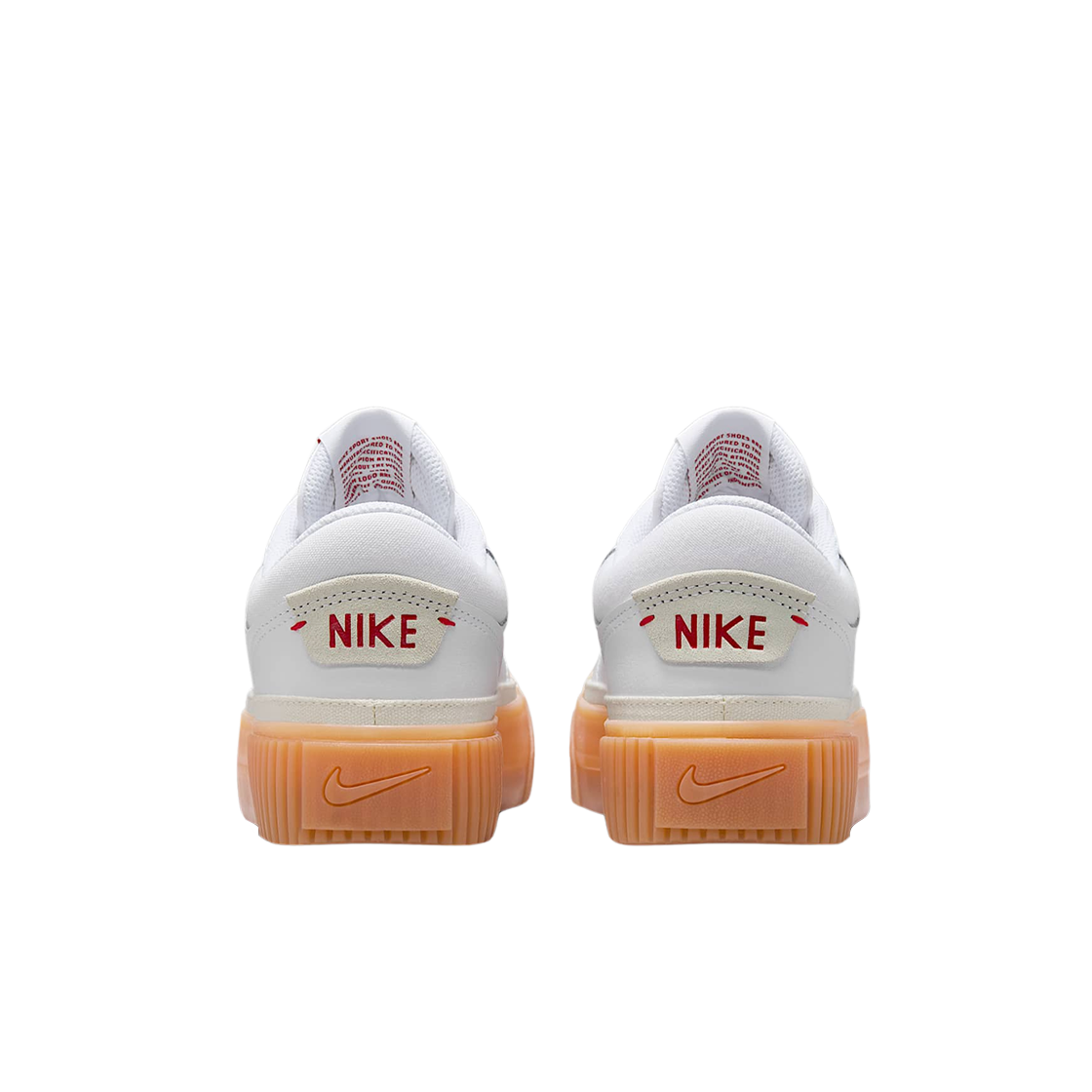 (W) 나이키 코트 레거시 리프트 화이트 검 옐로우((W) Nike Court Legacy Lift White Gum Yellow) - 3