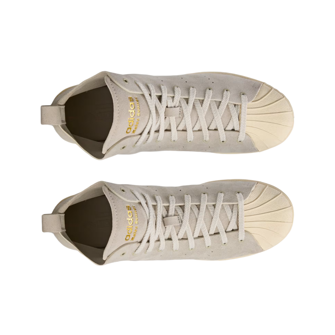 아디다스 x 웨일스 보너 슈퍼스타 하이 미스트 스톤 원더 화이트(Adidas x Wales Bonner Superstar Hi Mist Stone Wonder White) - 2