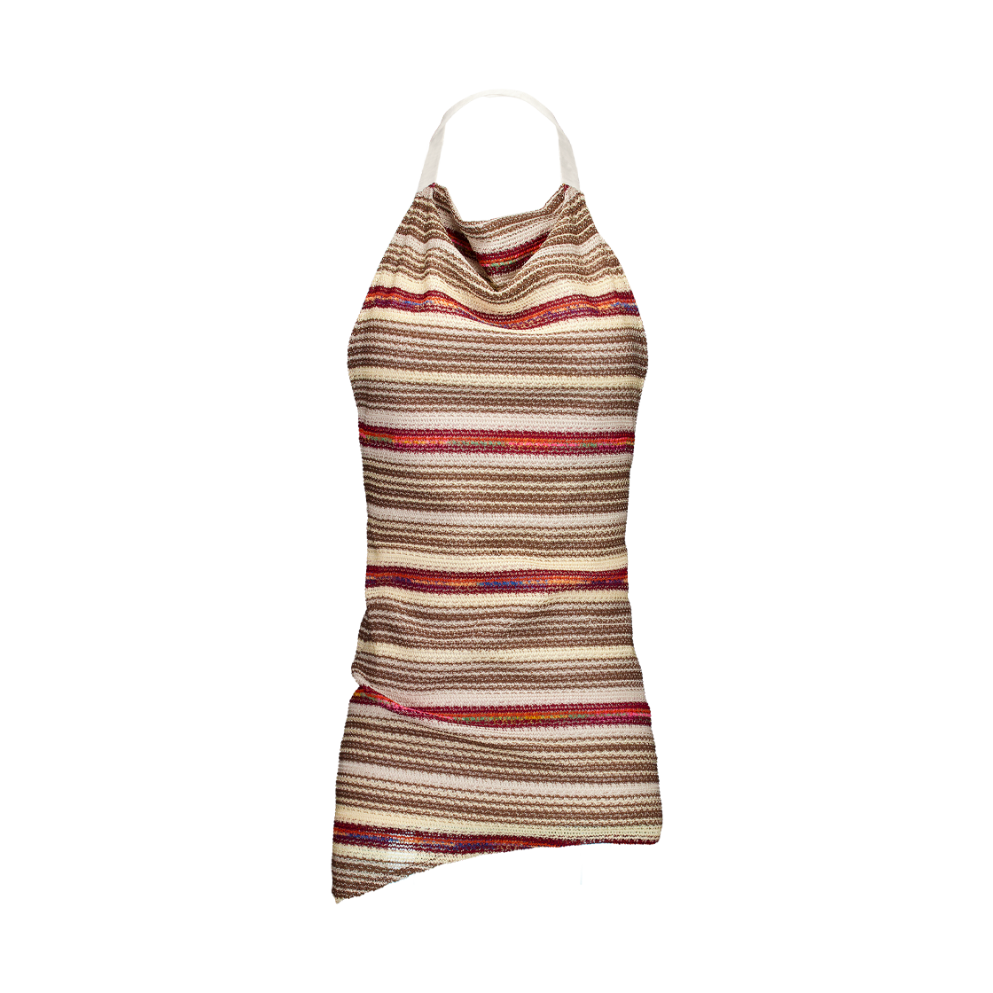 P0000BZC NAVIVERSE Summer Knit Halterneck Dress