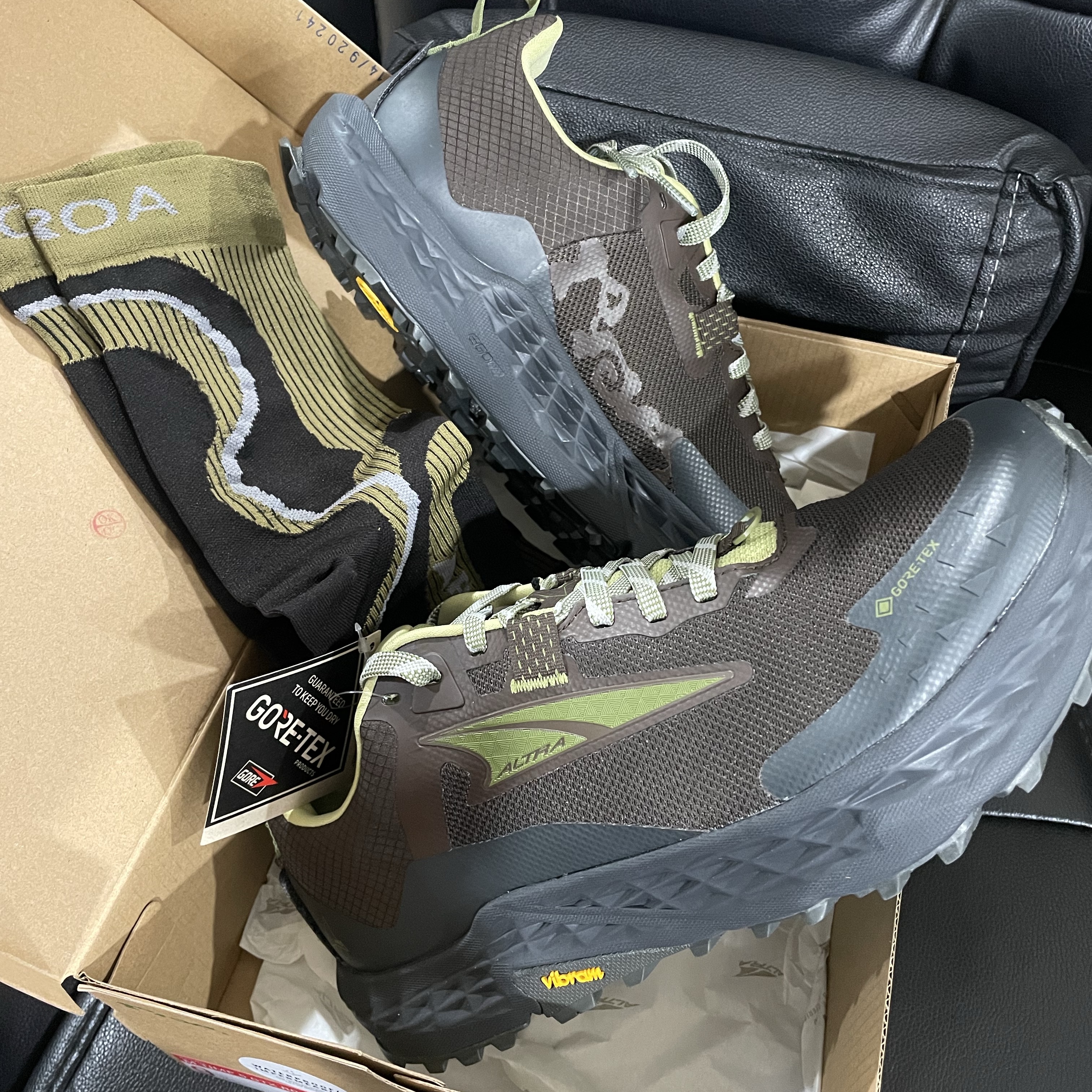Altra x ROA Timp 5 GTX Brown 착용 스타일