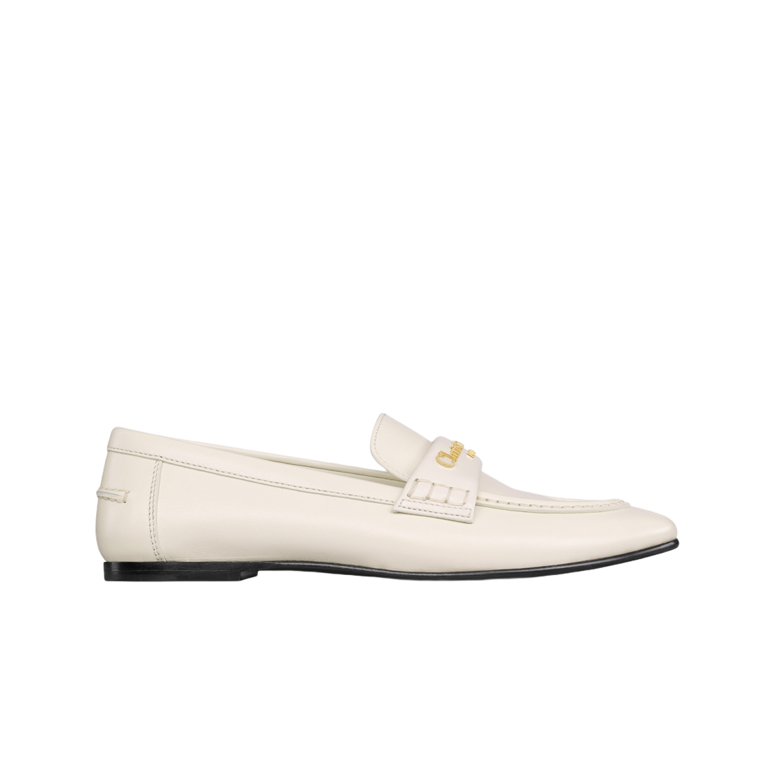 (W) 디올 보이 로퍼 서플 카프스킨 화이트((W) Dior Boy Loafer Supple Calfskin White) - 1