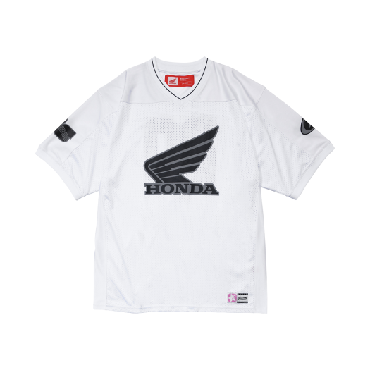 HEM1SS170AWH / HFM1SS170SWH Honda Original Wing Logo Mesh T-Shirt White