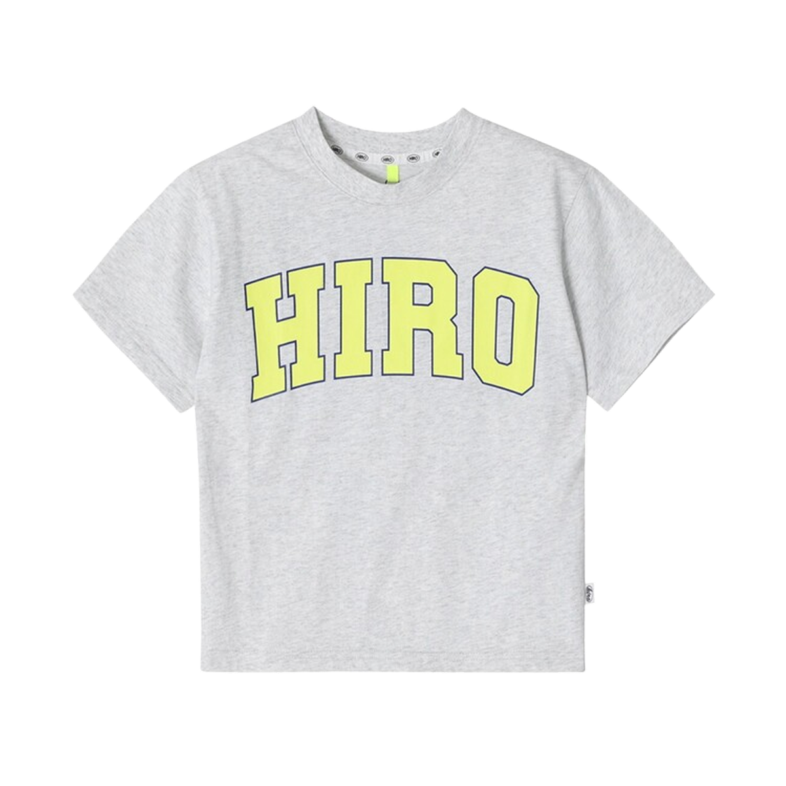 (키즈) 히로 25SS 캠퍼스 티셔츠 오트밀((Kids) Hiro 25SS Campus T-Shirt Oatmeal)