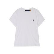 [20% 적립] Polo Ralph Lauren Women Cotton Jersey Crewneck Tee White - 25FW