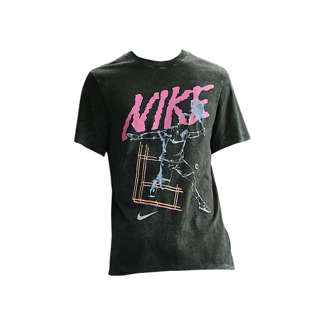 나이키 코트 테니스 티셔츠 세쿼이아 - 아시아(Nike Court Tennis T-Shirt Sequoia - Asia) - 1