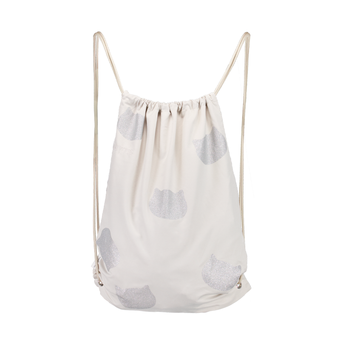 P0000CBL NAVIVERSE Cat String Bag Beige