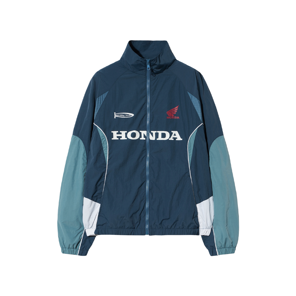 HEF1JK301SNA Honda Track Zip Up Jacket Vintage Blue - 대표 이미지 #1