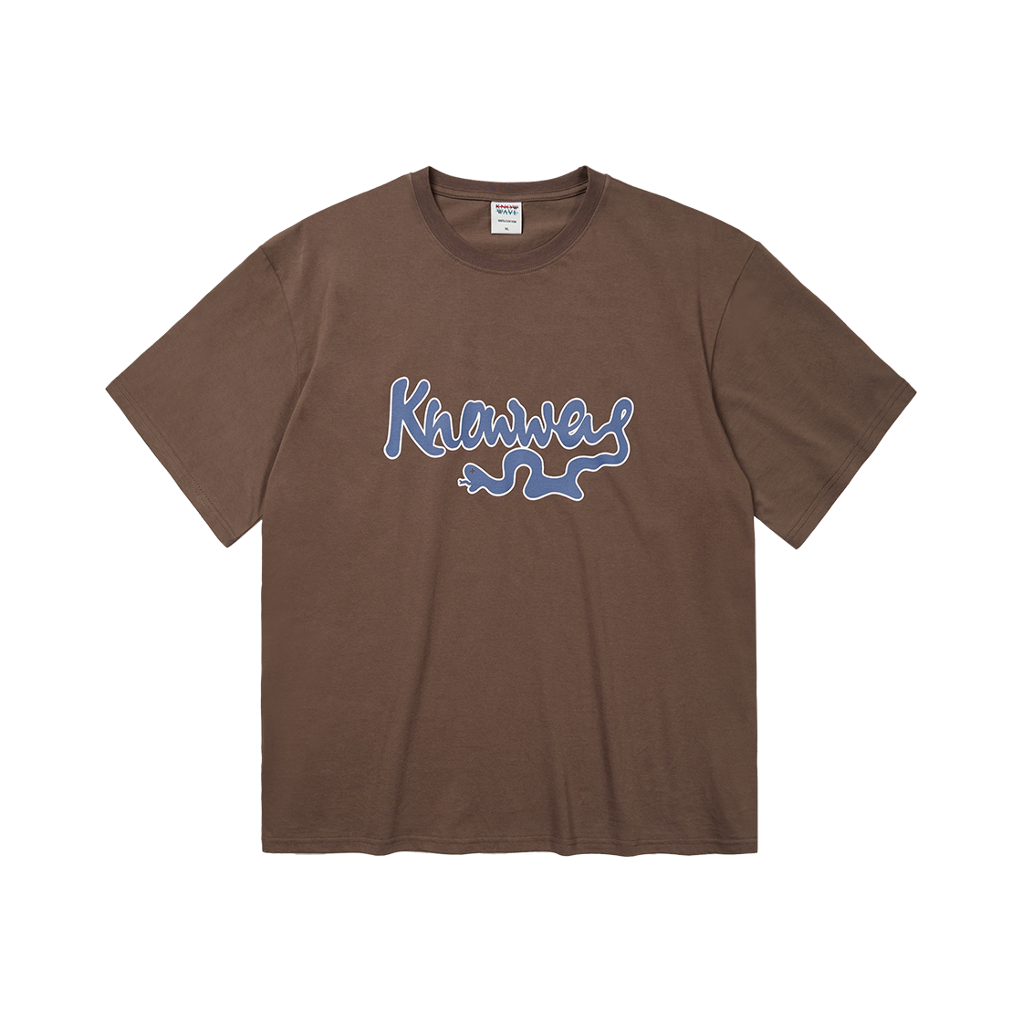 KNT25005BRW Knowwave Snake Tee Brown