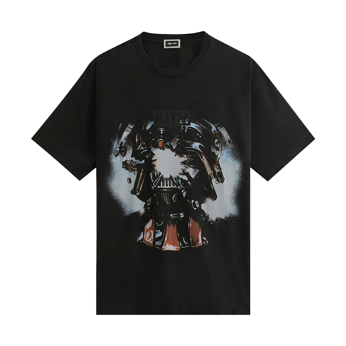 키스 x 스타워즈 익스플로딩 다스 베이더 빈티지 티셔츠 블랙