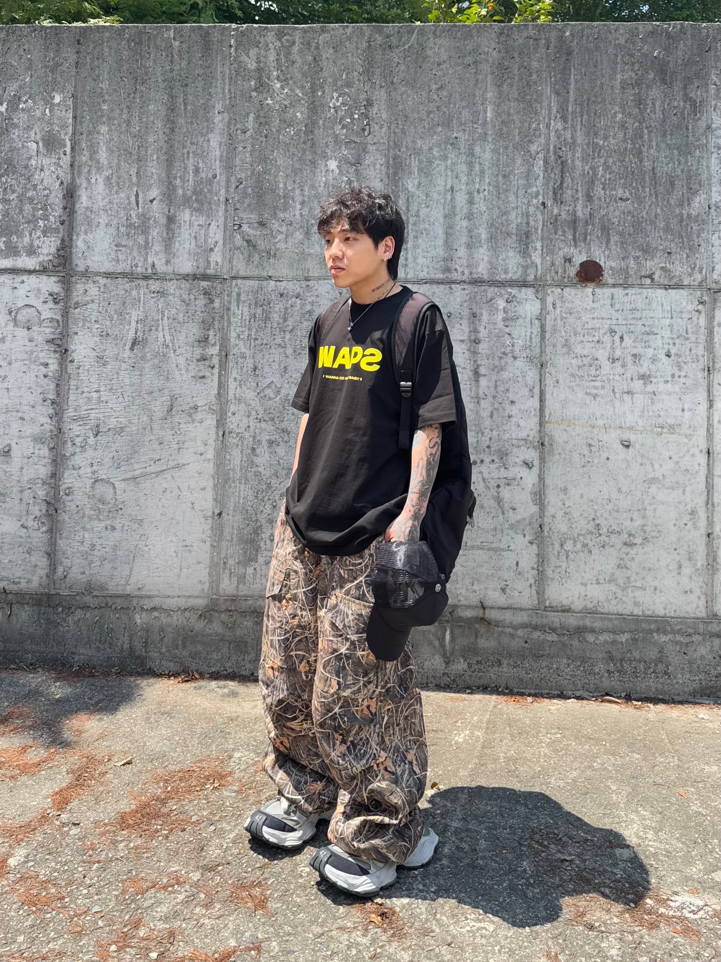 Converse x Drkshdw Oversized Backpack Black, Wapworks Utility 3T Lite Cargo Realtree 착용 스타일 - 1